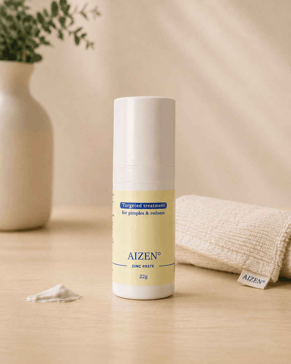 Aizen SOS SpotControl Zinc Paste 22g cinkova pasta za nego mozoljev in rdečice v embalaži