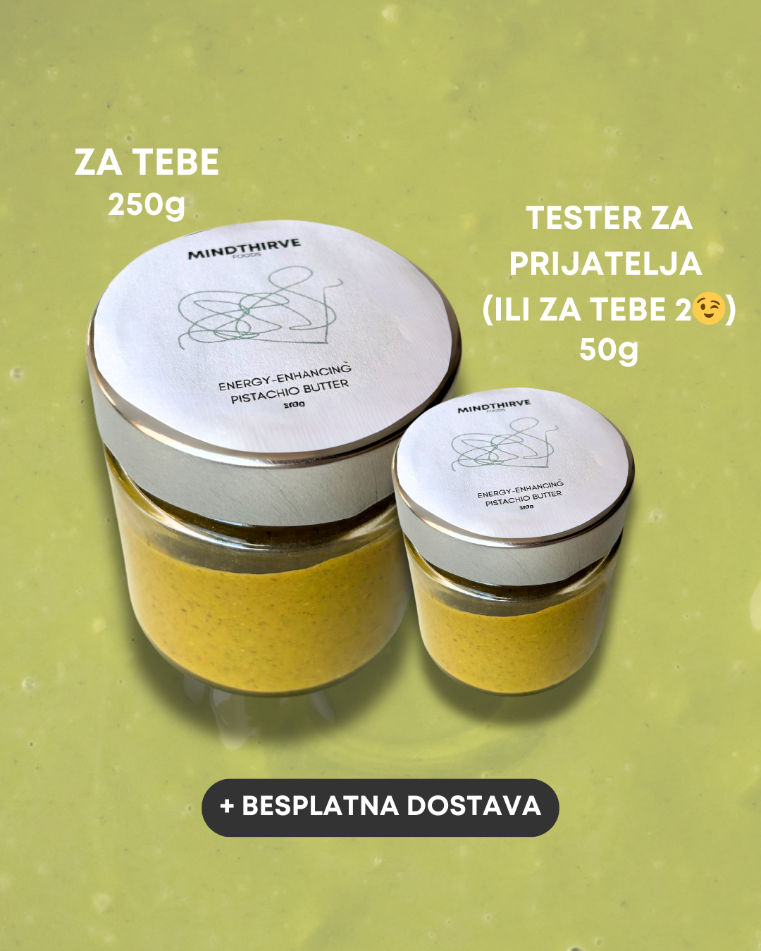 Energetski maslac od Pistacije + Mini